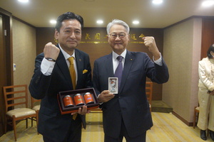 佐賀縣山口祥義知事一行拜會本會吳理事長