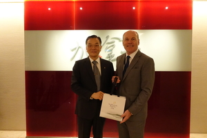 拜會加拿大駐台北貿易辦事處倪傑民代表(Mr. Jim Nickel)