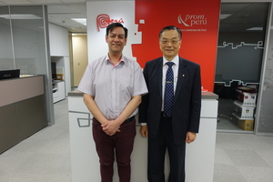 拜會秘魯駐臺北商務辦事處古容代表(Mr. Juan Luis Kuyeng Ruiz)