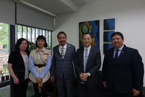 拜會馬尼拉經濟文化辦事處代表費南德(Mr. Wilfredo B. Fernandez)
