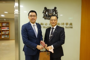 拜會新加坡駐台北商務辦事處代表葉偉傑(Mr. Yip Wei Kiat)