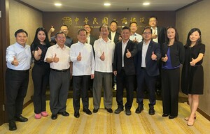 北京台資企業協會陳文館會長一行11人蒞會訪問
