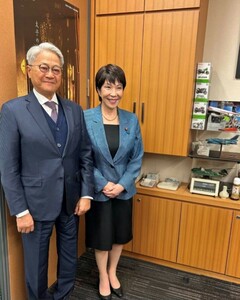 吳理事長拜會日本首相高市早苗